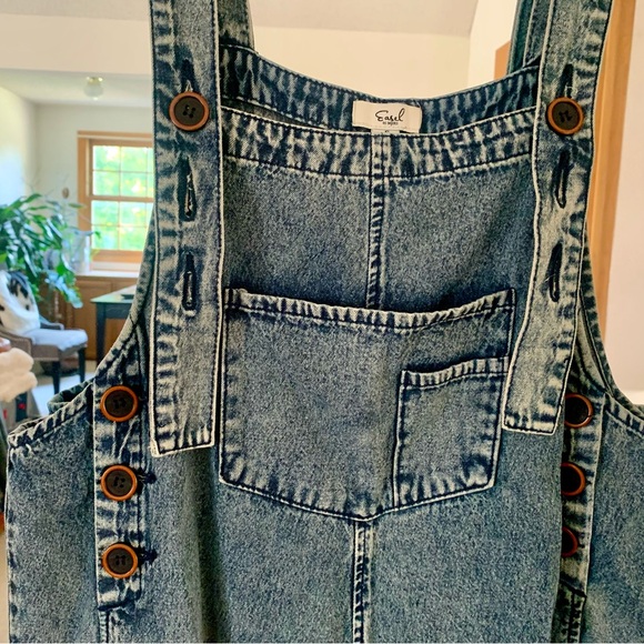 EASEL High Hopes Oversized Baggy Overalls - Picture 8 of 11